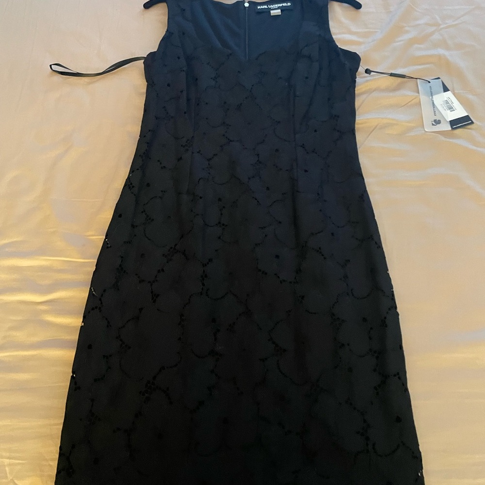 COPY - Karl Lagerfeld Black Lace Dress